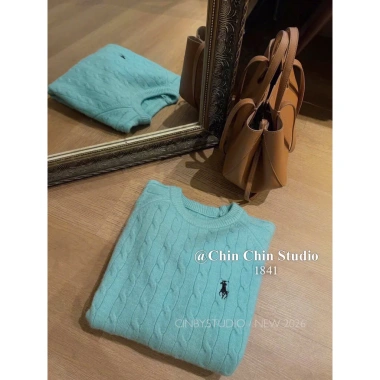 Áo Len Thêu Hình Ngựa 2 Màu Xanh Hồng - Sang Trọng, Giá Ưu Đãi 470.000₫ 8