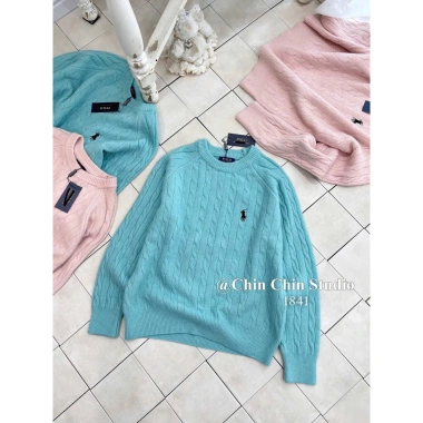 Áo Len Thêu Hình Ngựa 2 Màu Xanh Hồng - Sang Trọng, Giá Ưu Đãi 470.000₫ 10