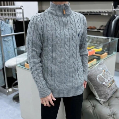 Áo Len Thêu Ngựa Cổ Cao Dày Dặn Cực Ấm - Form Chuẩn Hàn Quốc Nam Nữ 309k 8