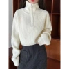 Áo len thu đông croptop cách điệu hottrend QCCC FREESHIP KUNKUN SP365 179k 3