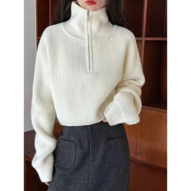 Áo len thu đông croptop hottrend QCCC NGOMINH SP365 - Giá chỉ 179k freeship 3