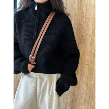 Áo len thu đông croptop hottrend QCCC NGOMINH SP365 - Giá chỉ 179k freeship 4