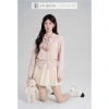 Áo Len Tiểu Thư Vintage La Rosa Cổ Bẻ Quả Lông 3 Màu Giáng Sinh Mặc Tết 585k 6