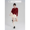 Áo Len Tiểu Thư Vintage La Rosa Cổ Bẻ Quả Lông 3 Màu Giáng Sinh Mặc Tết 585k 7