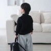 Áo len trẻ em cardigan mùa đông dày dệt kim, dây kéo, thời trang bé trai bé gái 6