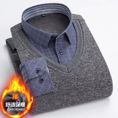 Áo Len Two-Piece Dệt Kim Fle Người Trung Niên Công Sở Mùa Thu, Giá 349.142₫ 7
