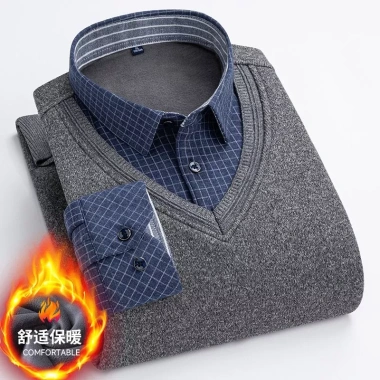 Áo Len Two-Piece Dệt Kim Fle Người Trung Niên Công Sở Mùa Thu, Giá 349.142₫ 9