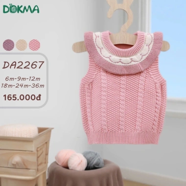 Áo Len và Gile Cổ Tròn Dokma DA2.267/DA2.990 5-13kg 3-36M Giá ưu đãi 165k 9