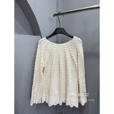 Áo len xoè hoạ tiết thừng QCCC ALXHTT giảm còn 560.000đ - mềm mại, thời trang 6