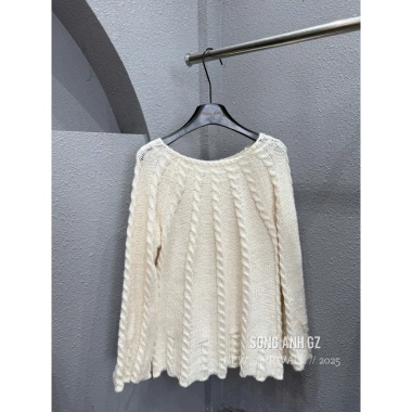 Áo len xoè hoạ tiết thừng QCCC ALXHTT giảm còn 560.000đ - mềm mại, thời trang 7