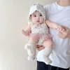 Áo Liền Quần Bé Gái Pig BeBe Đính Ren Lưng Hoa Ngọt Ngào Mùa Hè 0-12 Tháng 119k 2