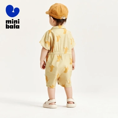 Áo liền quần Minibala Baby Summer thoáng khí, bảo hộ lao động, chỉ 578.880₫ 2