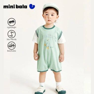 Áo liền quần minibala Baby Summer thoáng khí, thấm ẩm, khô nhanh - 336.960₫