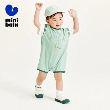 Áo liền quần minibala Baby Summer thoáng khí, thấm ẩm, khô nhanh - 336.960₫ 6
