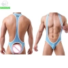 Áo liền quần nam Colorblock lưới Body Bulge, túi lồi, backless cutout, suspender mở mông – giảm giá 200.803₫