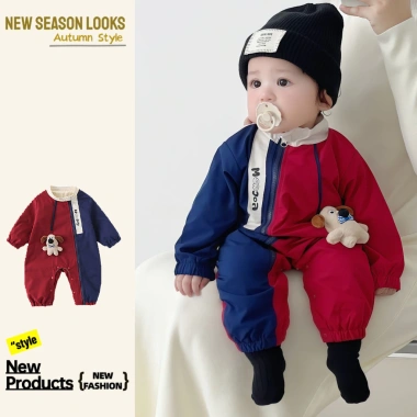 Áo Liền Quần Nhung 2-32 Tháng Ấm Áp - Bé Trai & Bé Gái - Tết Nguyên Đán Giá 273k 3