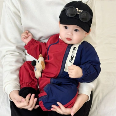Áo Liền Quần Nhung 2-32 Tháng Ấm Áp - Bé Trai & Bé Gái - Tết Nguyên Đán Giá 273k 4