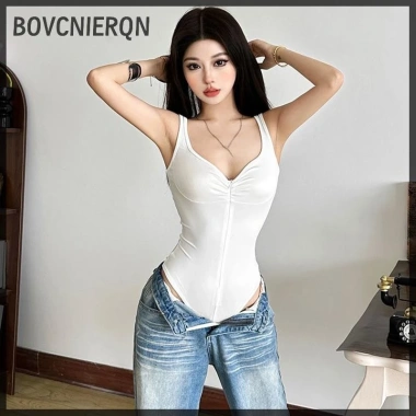 Áo liền quần nữ thời trang cổ chữ V, vô hình dây kéo - Giá chỉ 150.228 VND 10