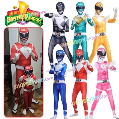 Áo liền quần Power Rangers JINN Siêu Anh Hùng - Trang phục cosplay lễ hội 166k