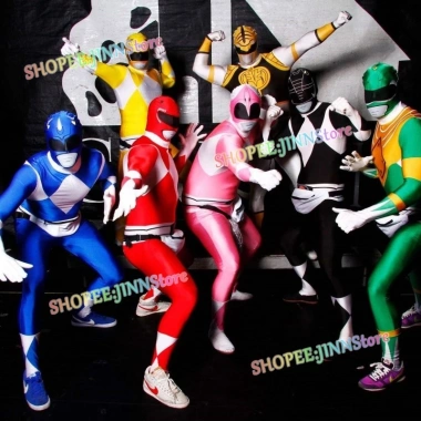 Áo liền quần Power Rangers JINN Siêu Anh Hùng - Trang phục cosplay lễ hội 166k