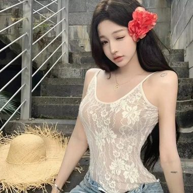 Áo liễn quần ren nữ không tay gợi cảm mùa hè - Giá chỉ 136.296₫, giảm tới 22% 3