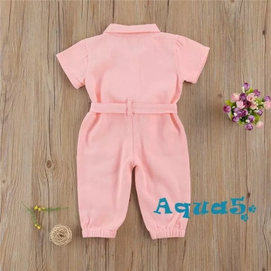 Áo liền quần tay ngắn bé gái có túi đáng yêu - Giá chỉ 229.500đ giảm từ 279.990đ 2