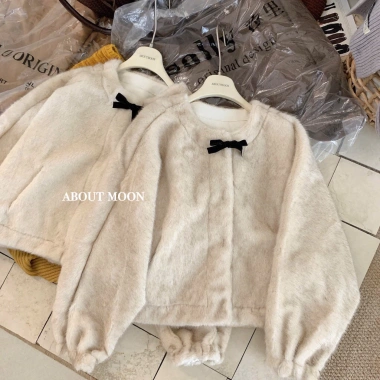 Áo Lông Đính Nơ Tiểu Thư ALDNTT - Giá Gốc 932k, Giảm 740k, Ảnh Thật, Nữ tính sang trọng