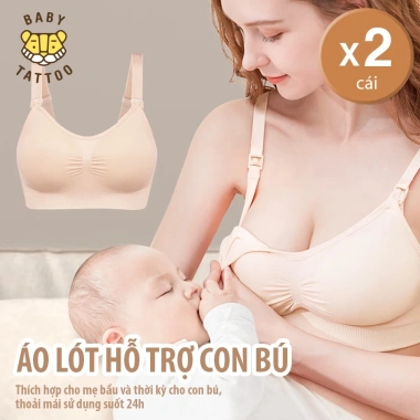Áo Lót BABY TATTOO Không Gong Hỗ Trợ Sau Sinh Con Bú, Chống Cháy Xe - 249.000đ 10