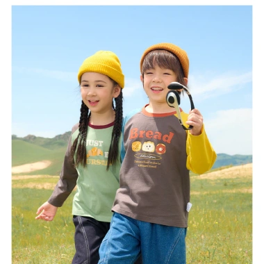 Áo lót kháng khuẩn 100% cotton LeTong cho áo thun dài tay trẻ em, siêu mềm không bám mùi