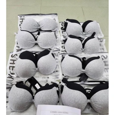 Áo Lót Ngực Gọng Đệm Dày Tạo Khe Nơ Xinh Cotton Thấm Hút Cao Cấp Giá 65k