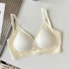 Áo Lót Nữ Đệm Dày Su Đúc Không Gọng, Dây Lưng Mảnh, Thoáng Mát, Không Lộ Viền D01 5