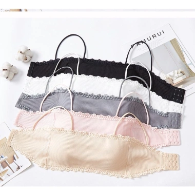 Áo lót nữ FREESHIP mẫu C022 - Bra ren gân tăm, nâng ngực sexy, điệu đà 27.391₫ 6