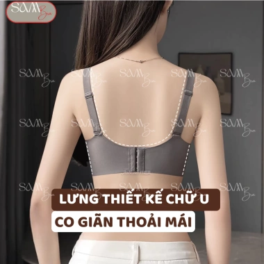 Áo lót SamBra đúc su trơn mút mỏng nâng đỡ vòng 1 lớn chống chảy xệ BRA01 - 185k 4 Áo lót SamBra đúc su trơn mút mỏng nâng đỡ vòng 1 lớn chống chảy xệ BRA01 - 185k 4