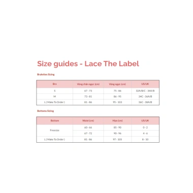 Áo lót Stella Lace kèm đệm mỏng Thelabel - Thiết kế sang trọng, giảm giá 308.000₫ 5 Áo lót Stella Lace kèm đệm mỏng Thelabel - Thiết kế sang trọng, giảm giá 308.000₫ 5