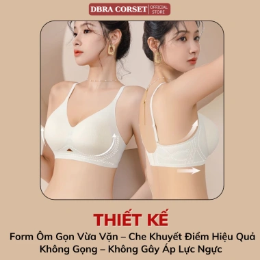 Áo Lót Su Không Gọng Đệm Dày 3cm Co Giãn 4 Chiều Nâng Nhẹ Dáng Trơn Mặc Êm Giảm Giá 139k Dbra AV.135 2