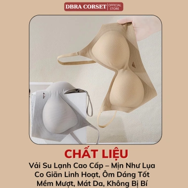 Áo Lót Su Không Gọng Đệm Dày 3cm Co Giãn 4 Chiều Nâng Nhẹ Dáng Trơn Mặc Êm Giảm Giá 139k Dbra AV.135 3