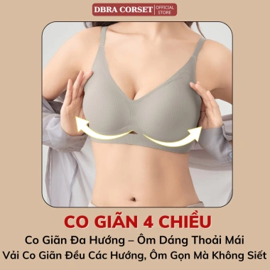 Áo Lót Su Không Gọng Đệm Dày 3cm Co Giãn 4 Chiều Nâng Nhẹ Dáng Trơn Mặc Êm Giảm Giá 139k Dbra AV.135 5