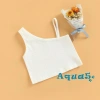 Áo Lửng Không Tay Màu Trơn Siêu Mát Cho Bé Gái - Phong Cách Mùa Hè Giá 86.508₫ 8