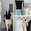 Áo Lưới Lệch Vai – Dễ Phối Đồ, Buộc Nơ, Ôm Body Tôn Dáng, Giá 165k