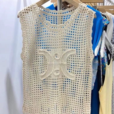 Áo Lưới Nữ 3 Lỗ Chữ X QC Mỏng Xinh - Sexy Đa Màu Giá 106.500 VND 5