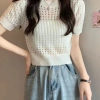 Áo lưới Quảng Châu cổ tròn bo chất liệu nhẹ, giảm giá 17% - chỉ 103.500₫ 4