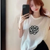 Áo lưới sát nách cổ tròn thêu hoa QC mẫu thời trang trẻ trung, thoáng mát, dễ phối đồ, giá 110.400đ