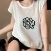 Áo lưới sát nách cổ tròn thêu hoa QC mẫu thời trang trẻ trung, thoáng mát, dễ phối đồ, giá 110.400đ 6