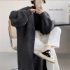 Áo Mangto Trơn Dài Tay Unisex Oversize Dày Ấm - Basic Thanh Lịch du lịch, dạo phố | Mã TA092 2