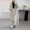 Áo Mangto Trơn Dài Tay Unisex Oversize Dày Ấm - Basic Thanh Lịch du lịch, dạo phố | Mã TA092 6