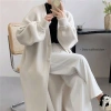 Áo Mangto Trơn Dài Tay Unisex Oversize Dày Ấm - Basic Thanh Lịch du lịch, dạo phố | Mã TA092 7