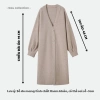 Áo Mangto Trơn Dài Tay Unisex Oversize Dày Ấm - Basic Thanh Lịch du lịch, dạo phố | Mã TA092 9