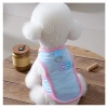 Áo Mát Lạnh Ice Silk Thoáng Khí Chống UV Cho Mèo Chó Nhỏ Lỗ Dắt Dây Màu Macaron 4