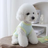 Áo Mát Lạnh Ice Silk Thoáng Khí Chống UV Cho Mèo Chó Nhỏ Lỗ Dắt Dây Màu Macaron 5