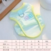Áo Mát Lạnh Ice Silk Thoáng Khí Chống UV Cho Mèo Chó Nhỏ Lỗ Dắt Dây Màu Macaron 8